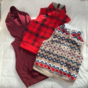 Carter’s Winter / Fall Vest Bundle